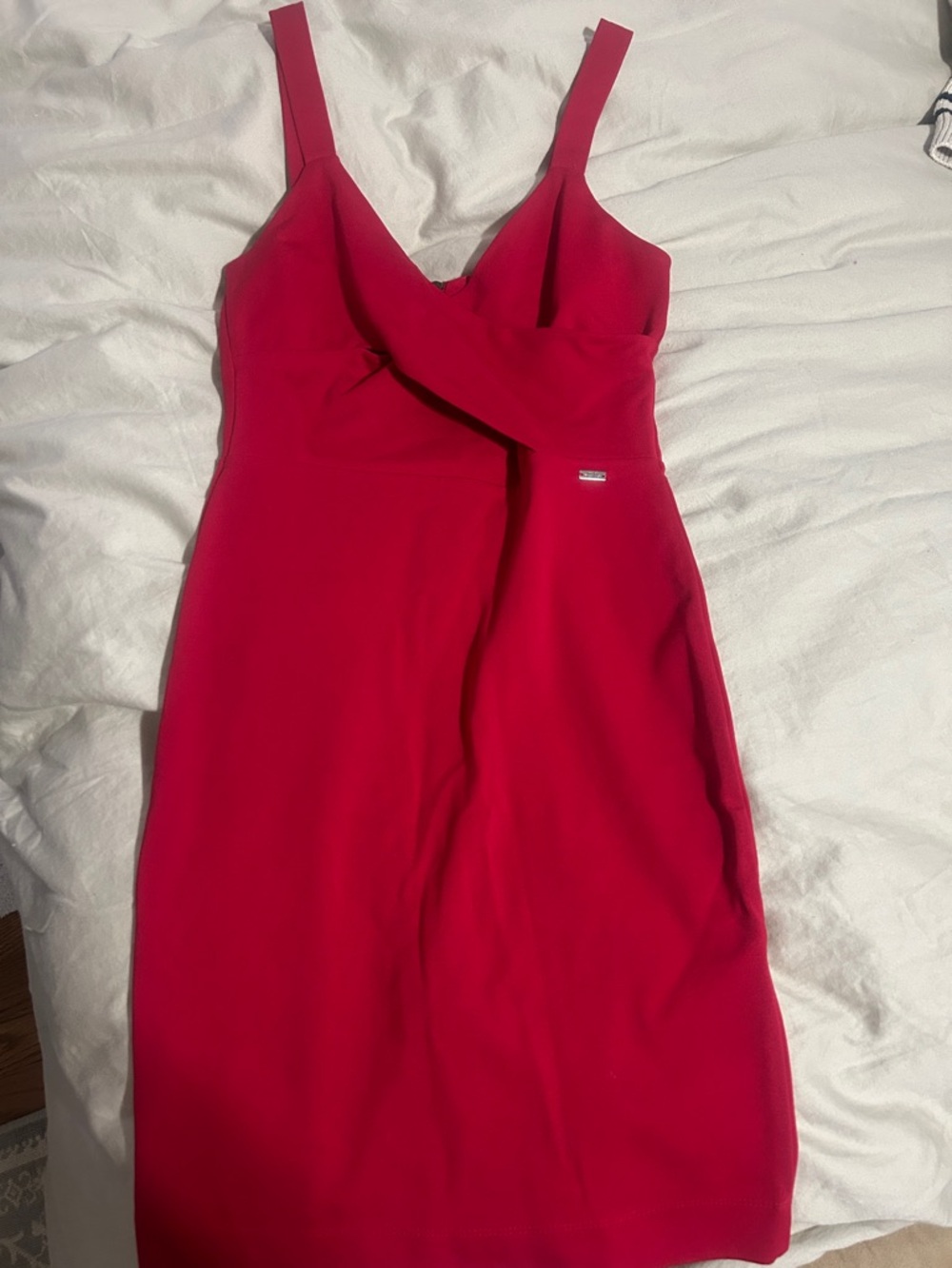 Armani Exchange Fuchsia Midi Dress